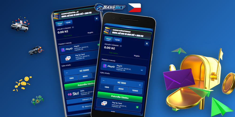 Přehled všech metod vkladu v Bassbet Casino včetně karet, krypta a e-peněženek