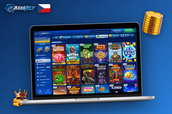 Bassbet Casino voucher kód BASSCZ7 zadaný v pokladně na desktopu i mobilním telefonu