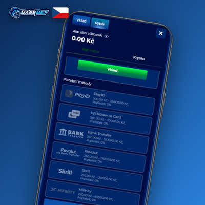 Rychlá výplata přes e-peněženky Skrill a Neteller v Bassbet Casino do 2 hodin