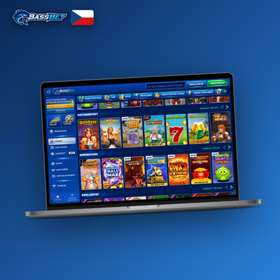 Sportovní sázky a živé kurzy v Bassbet Casino desktop verzi přímo z hlavního menu